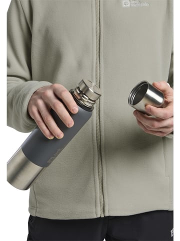 Jack Wolfskin Edelstahl-Trinkflasche "Saima" in Anthrazit - 850 ml