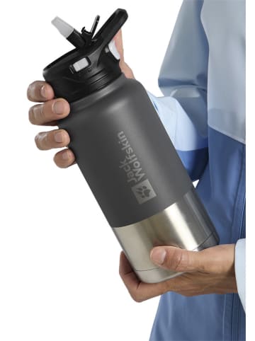 Jack Wolfskin Roestvrijstalen drinkfles "Saima" antraciet - 850 ml