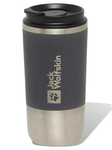 Jack Wolfskin Edelstahl-Becher "Saima" in Anthrazit - 480 ml