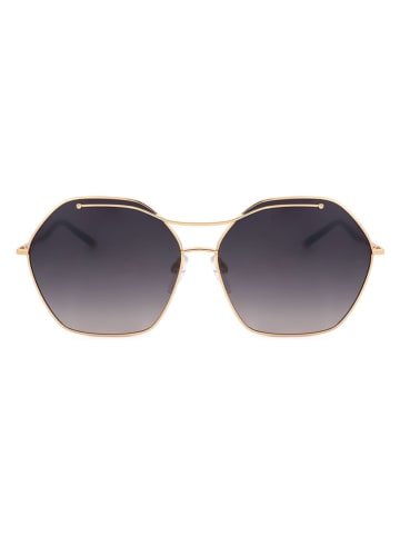 Ana Hickmann Damen-Sonnenbrille in Schwarz/ Gold