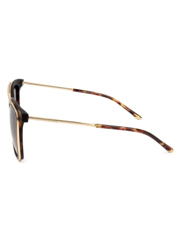 Ana Hickmann Damen-Sonnenbrille in Hellbraun/ Gold