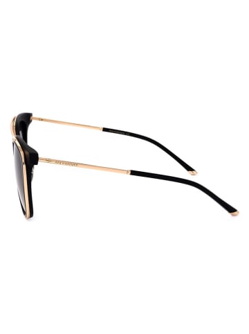 Ana Hickmann Damen-Sonnenbrille in Schwarz/ Gold