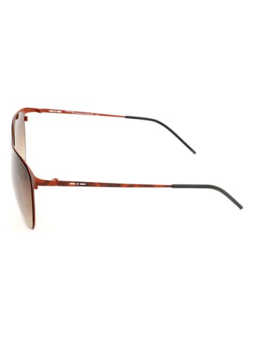 Italia Independent Okulary przeciwsłoneczne unisex w kolorze jasnobrązowym