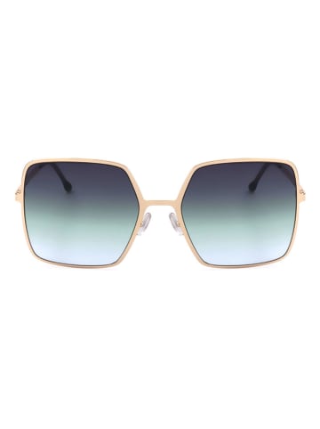 ISABEL MARANT ÉTOILE Damen-Sonnenbrille in Gold/ Hellblau