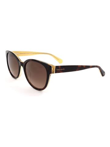 Kate Spade Dameszonnebril zwart/goudkleurig