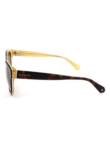 Kate Spade Damen-Sonnenbrille in Schwarz/ Gold
