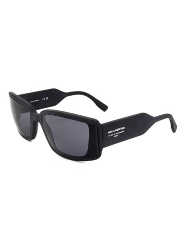Karl Lagerfeld Unisex-Sonnenbrille in Schwarz/ Grau
