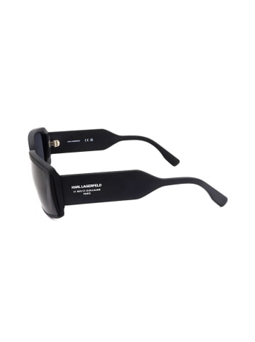 Karl Lagerfeld Unisex-Sonnenbrille in Schwarz/ Grau