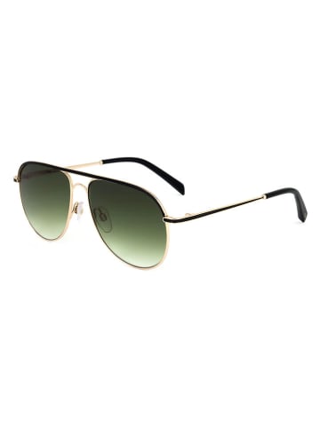 Maje Damen-Sonnenbrille in Gold/ Grün/ Schwarz