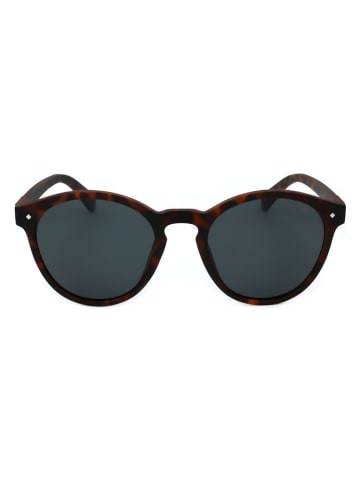 Polaroid Okulary przeciwsłoneczne unisex w kolorze jasnobrązowym