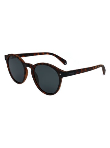 Polaroid Okulary przeciwsłoneczne unisex w kolorze jasnobrązowym