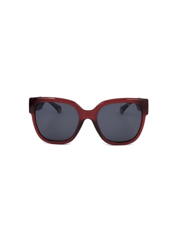 Polaroid Damskie okulary przeciwsłoneczne w kolorze czerwono-czarnym