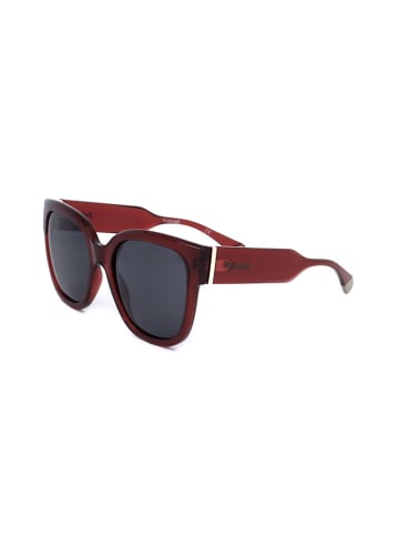 Polaroid Damskie okulary przeciwsłoneczne w kolorze czerwono-czarnym