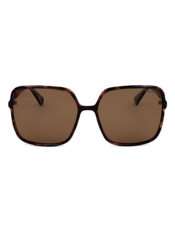 Polaroid Damskie okulary przeciwsłoneczne w kolorze brązowym