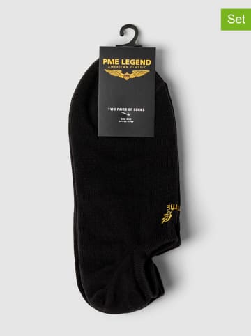 PME Legend 2er-Set: Socken in Schwarz