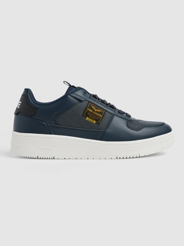 PME Legend Leder-Sneakers in Dunkelblau