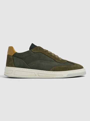 PME Legend Leder-Sneakers in Khaki
