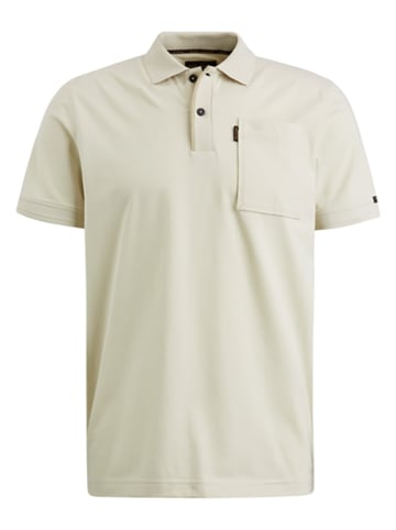 PME Legend Koszulka polo w kolorze kremowym