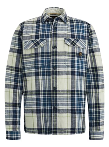 PME Legend Hemd - Regular fit - in Blau/ Beige