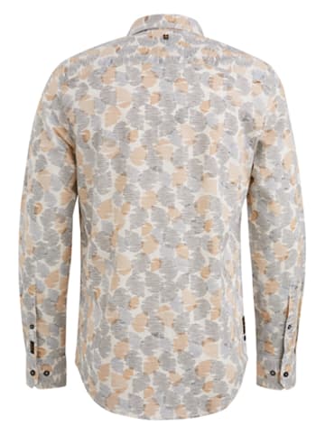 PME Legend Hemd - Regular fit - in Grau/ Beige