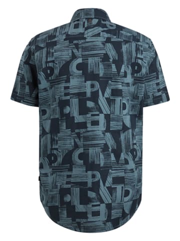 PME Legend Blouse - regular fit - blauw/donkerblauw