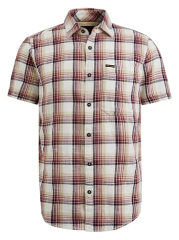 PME Legend Koszula - Regular fit - w kolorze beżowo-czerwonym