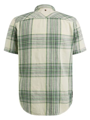 PME Legend Koszula - Regular fit - w kolorze beżowo-zielonym