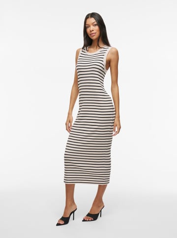Vila Kleid "Zicha" in Creme/ Schwarz