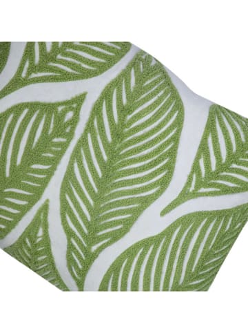 Mars & More Kussen "Leaf" groen - (L)30 x (B)50 cm