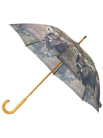 Mars & More Parasol "Swiss cow" w kolorze jasnobrązowym - Ø 105 cm