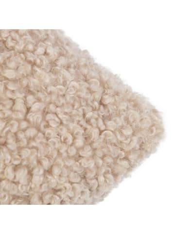 Mars & More Kissen "Teddy" in Beige - (L)45 x (B)45 cm