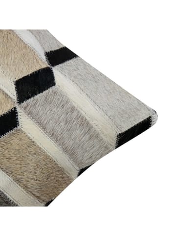 Mars & More Kussen "Cow illusion" beige/zwart - (L)45 x (B)45 cm