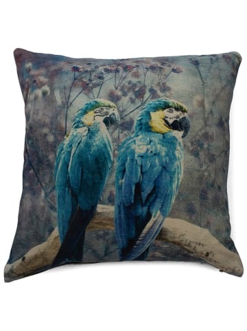 Mars & More Kussen "Aras" blauw/grijs - (L)45 x (B)45 cm