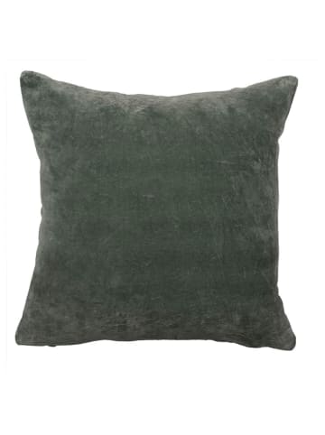 Mars & More Kussen "Preppy goat" groen/crème - (L)45 x (B)45 cm