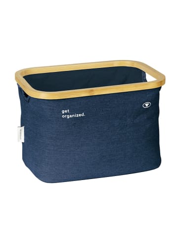 Tom Tailor 2er-Set: Aufbewahrungskörbe in Dunkelblau - (B)38 x (H)26 x (T)26 cm