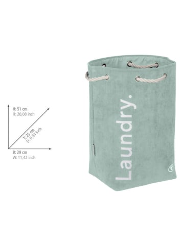 Tom Tailor Kosz w kolorze zielonym na pranie - 36 l