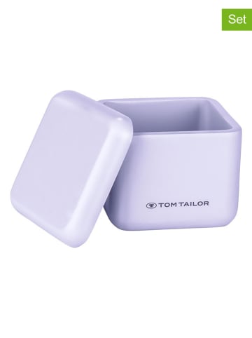 Tom Tailor Pojemniki (2 szt.) w kolorze fioletowym - 8,5 x 7,7 x 8,5 cm