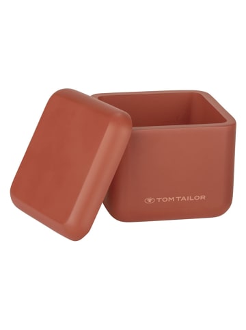 Tom Tailor 2er-Set: Aufbewahrungsdosen in Rot - (B)8,5 x (H)7,7 x (T)8,5 cm