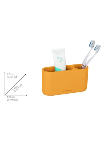 Tom Tailor Tandenborstelhouder mostergeel - (B)18 x (H)9 x (D)6 cm