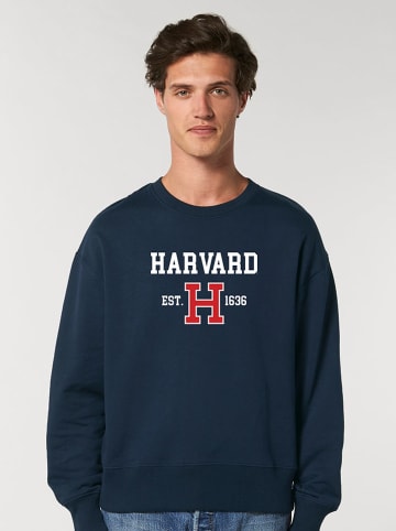 American Universities Sweatshirt "Harvard EST 1636" in Dunkelblau