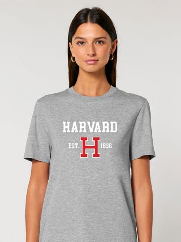 American Universities Koszulka "Harvard EST 1636" w kolorze szarym