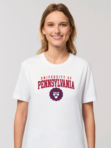 American Universities Koszulka "University of Pennsylvania" w kolorze białym