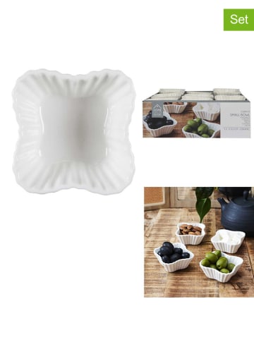 Ethnical Life 6-delige set: kommen wit - (L)4 x (B)4 cm