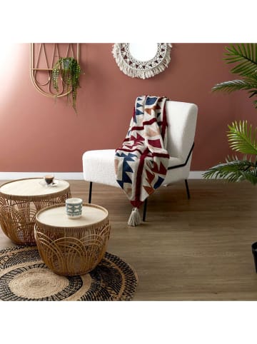 Ethnical Life Plaid crème/meerkleurig - (L)200 x (B)150 cm