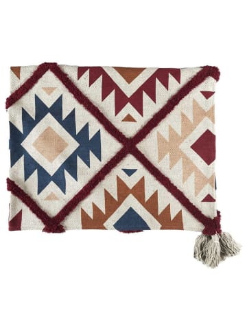 Ethnical Life Plaid in Creme/ Bunt - (L)200 x (B)150 cm