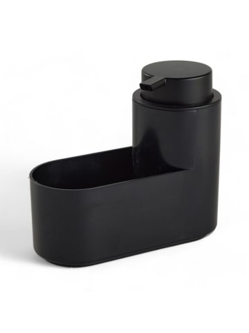 UTILITY Seifenspender in Schwarz - (B)14,5 x (H)7,4 x (T)16,5 cm
