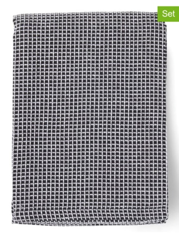 UTILITY 2er-Set: Geschirrtücher in Schwarz - (L)70 x (B)50 cm
