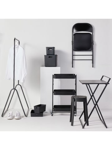 UTILITY Aufbewahrungsbox "H125" in Schwarz - (B)28 x (H)12,5 x (T)7 cm