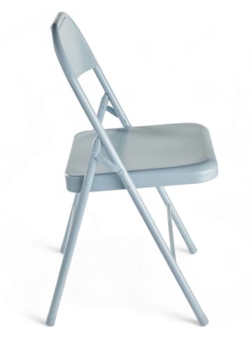 UTILITY Krzesło składane w kolorze niebieskim - 43 x 78 x 46 cm