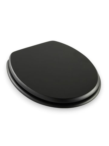 UTILITY WC-Sitz in Schwarz - (B)44 x (T)37,5 cm